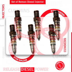 SET OF INJECTORS ISX