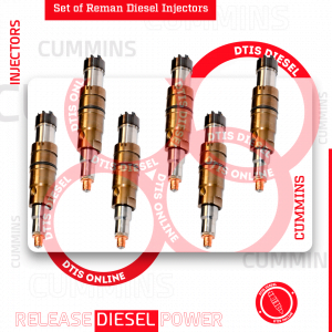 SET OF INJECTORS ISX15